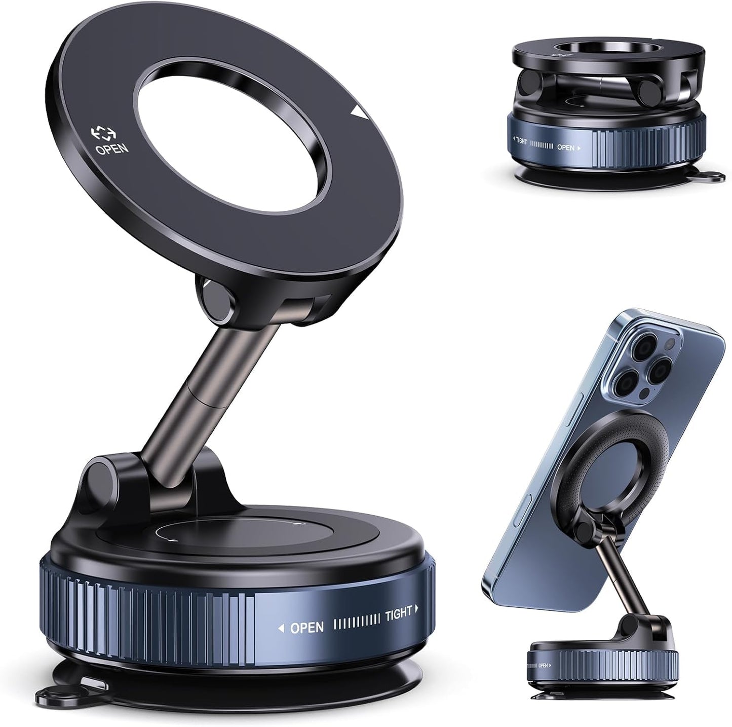 360° Vacuum Suction Phone Holder