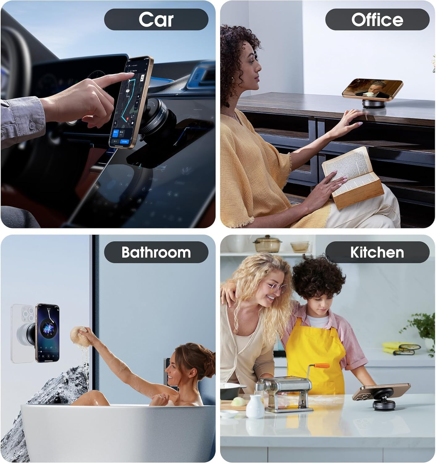 360° Vacuum Suction Phone Holder