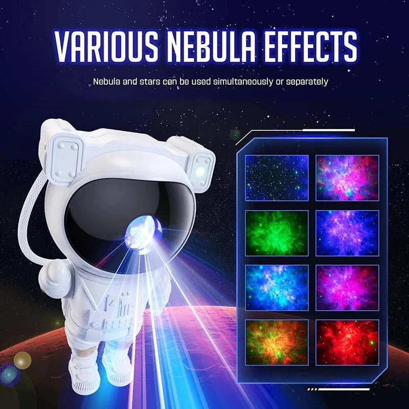 Astronaut Galaxy Light Projector - 8 Modes