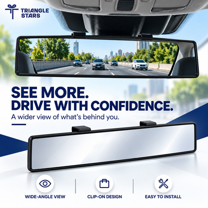 BlindSpot360™ Wide-Angle Panoramic Rearview Mirror